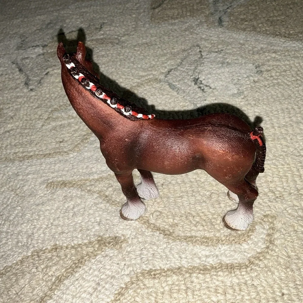 Clydesdale Gelding Horse Figure Farm World by Schleich 13808-Clydesdale